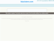 Tablet Screenshot of bizsistem.com